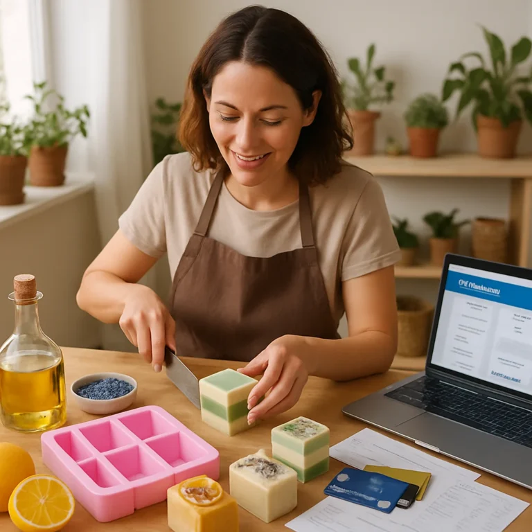 Tarjetas de Crédito y Financiamiento Bancario para Lanzar un Side Hustle de Jabones Artesanales